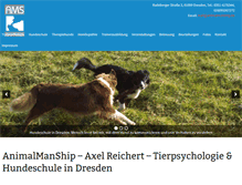 Tablet Screenshot of animalmanship.de